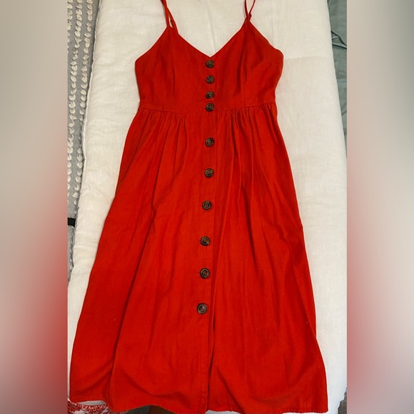 Red Midi dress - Picture 1 of 1